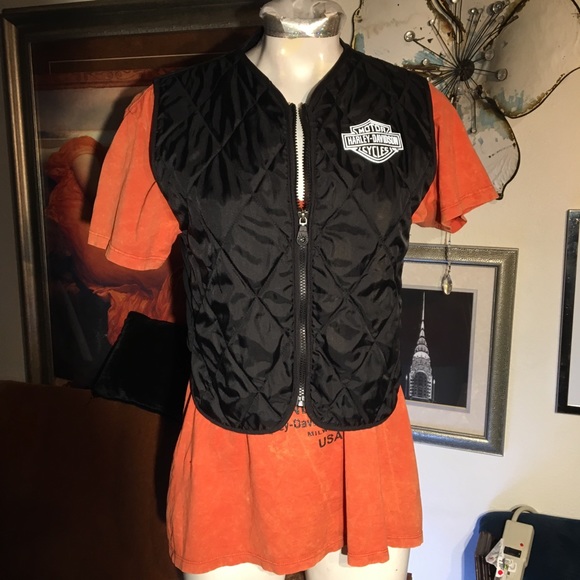 Harley Davidson quilt vest - Picture 4 of 5